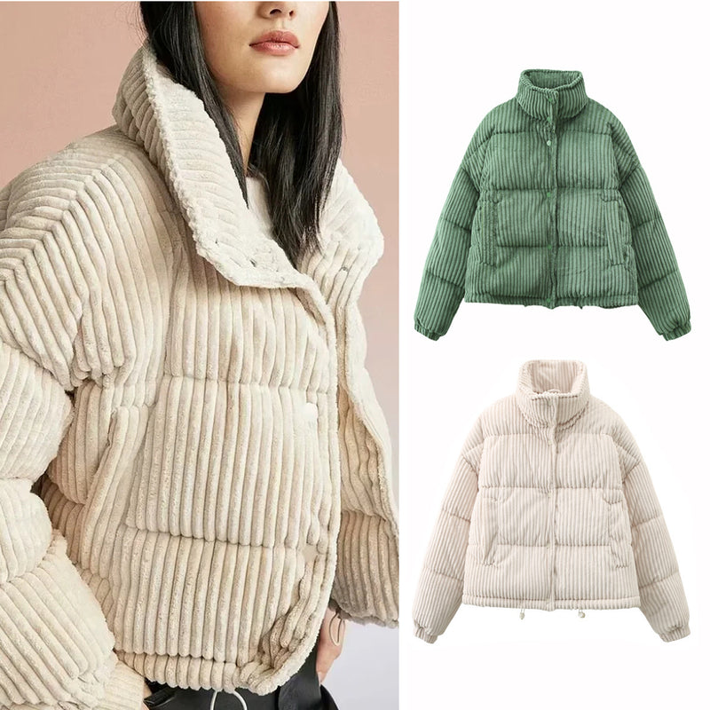 H&F Corduroy Puffer Cotton c