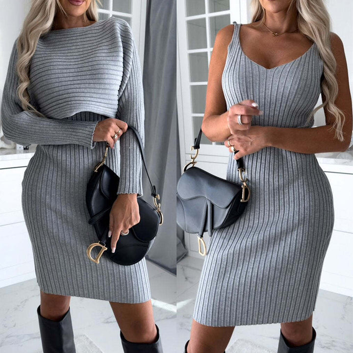 H&F Solid Stripe Otfit c