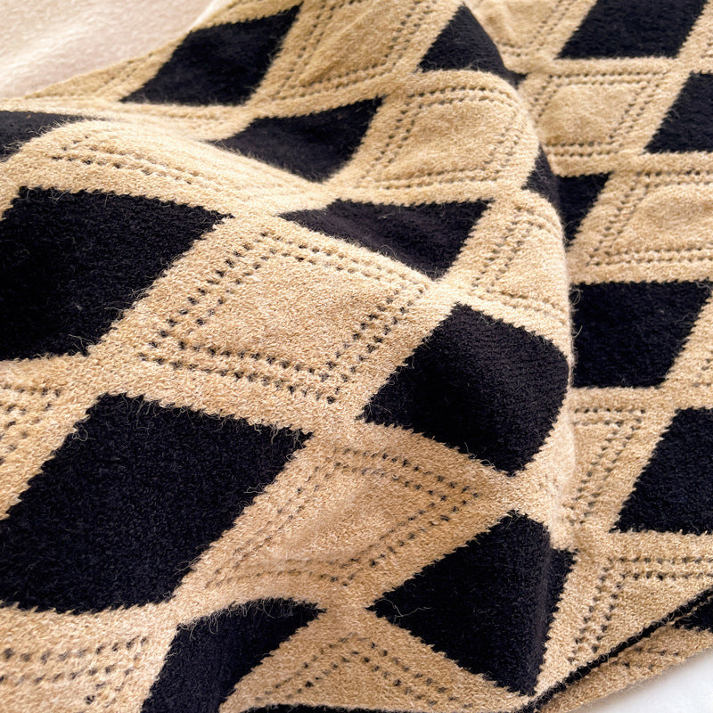 H&F Wool Scarf Camel c