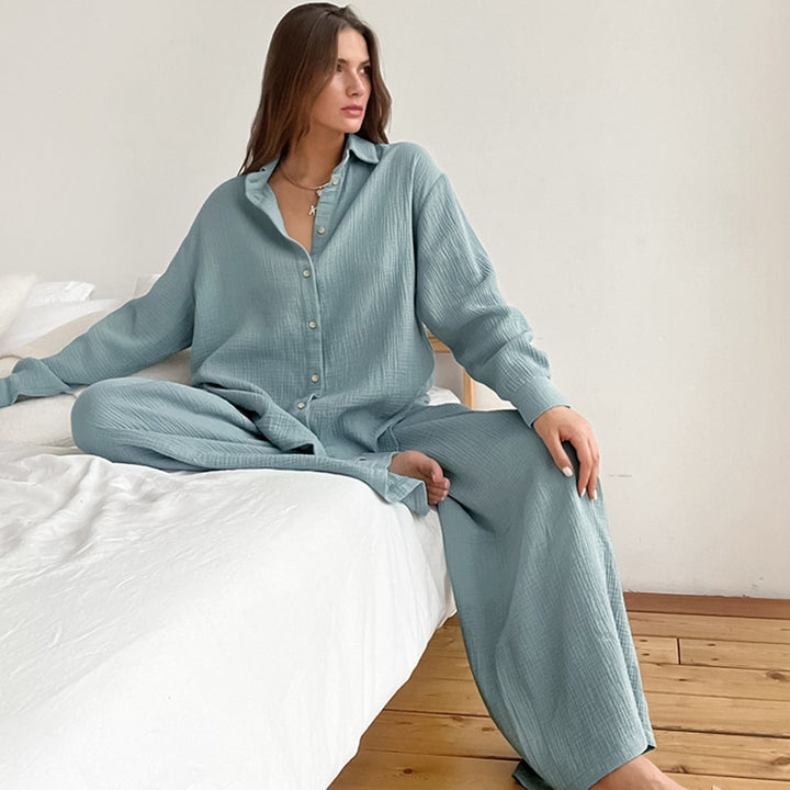 H&F Gauze Loose Pajamas c