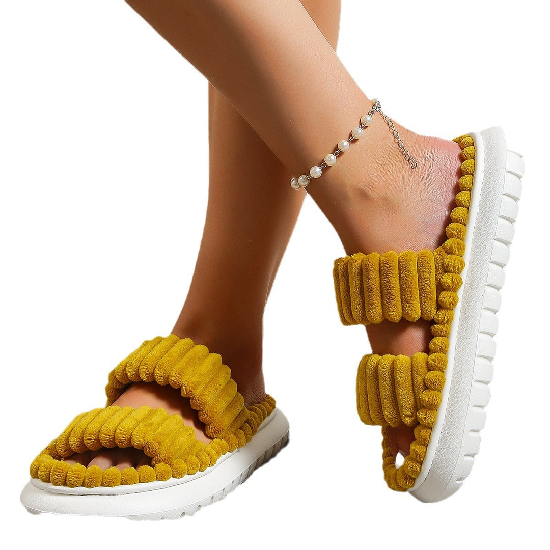 H&F Lamb Wool Slippers c
