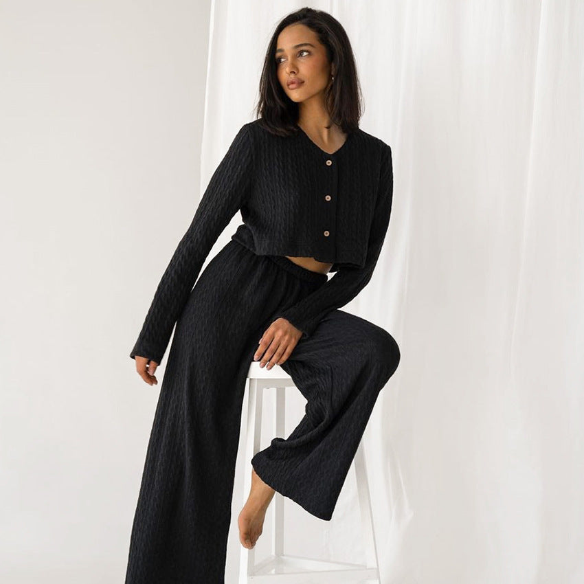 H&F Knit Pajama Set c
