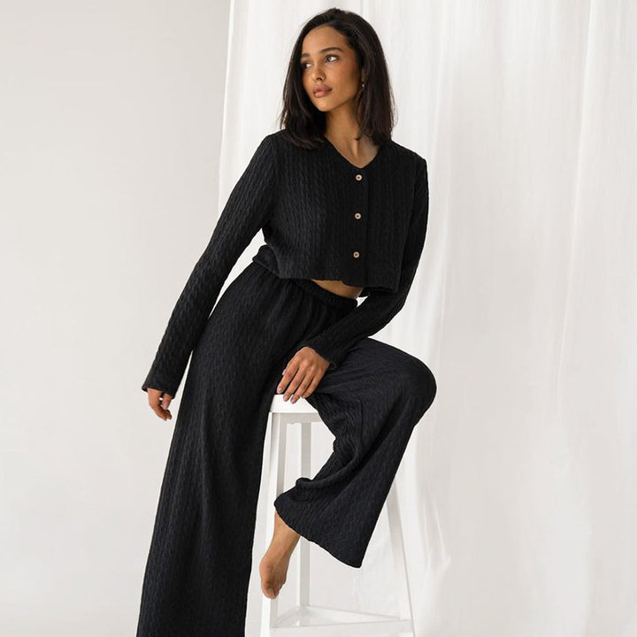 H&F Knit Pajama Set c