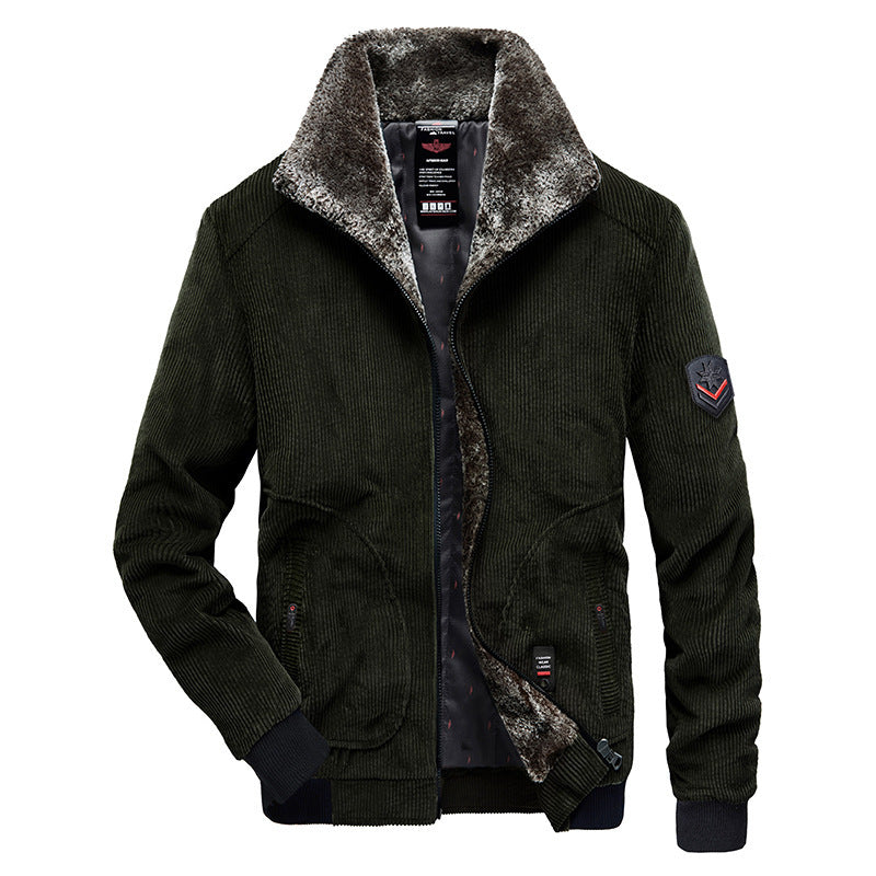 H&F Corduroy Cotton Coat c