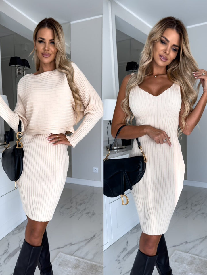 H&F Solid Stripe Otfit c