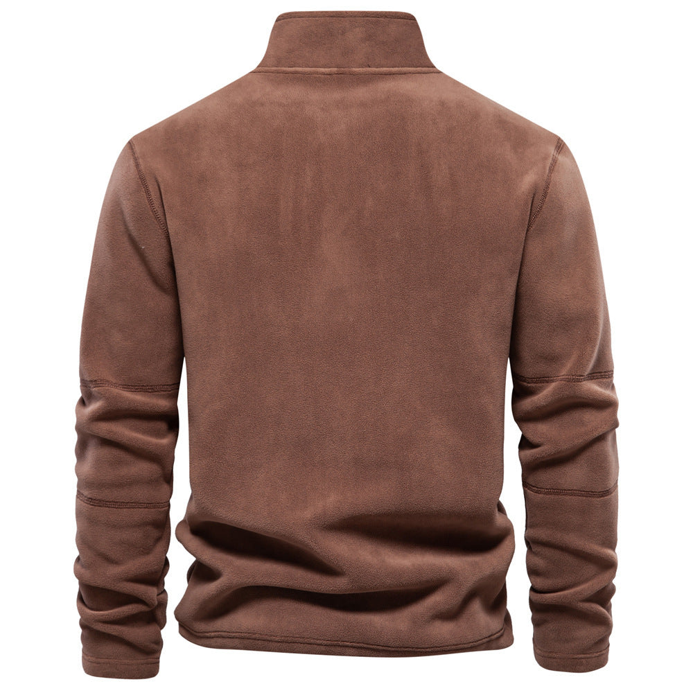 H&F Stand-collar Fleece Zip c