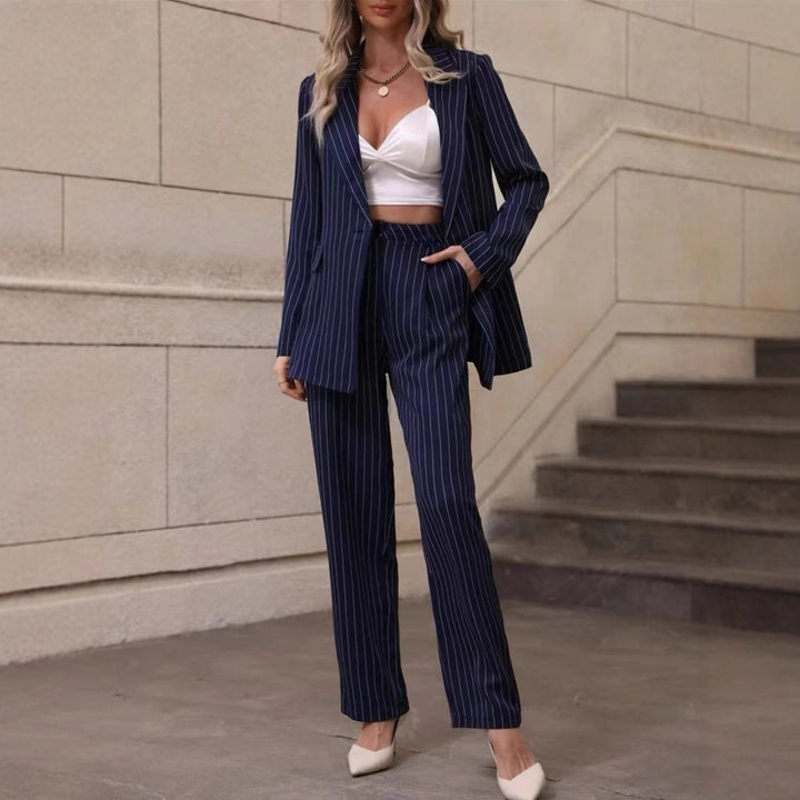H&F Striped Elegant Suit c