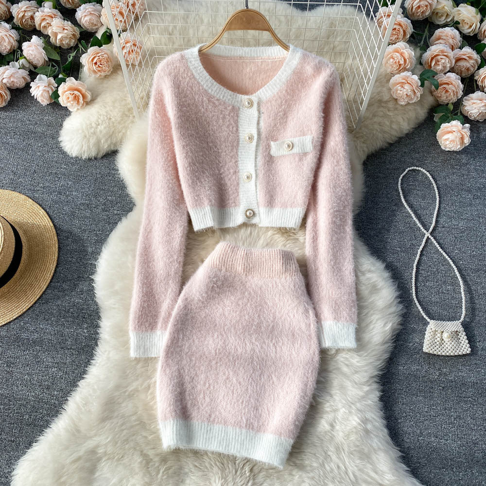 H&F Cardigan Sweater Skirt c