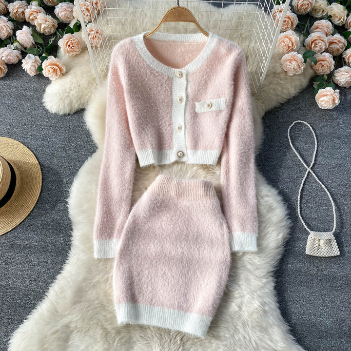 H&F Cardigan Sweater Skirt c
