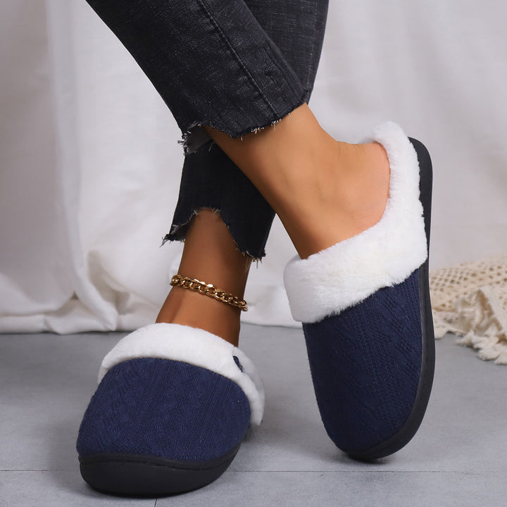 H&F Thick Cotton Slippers c