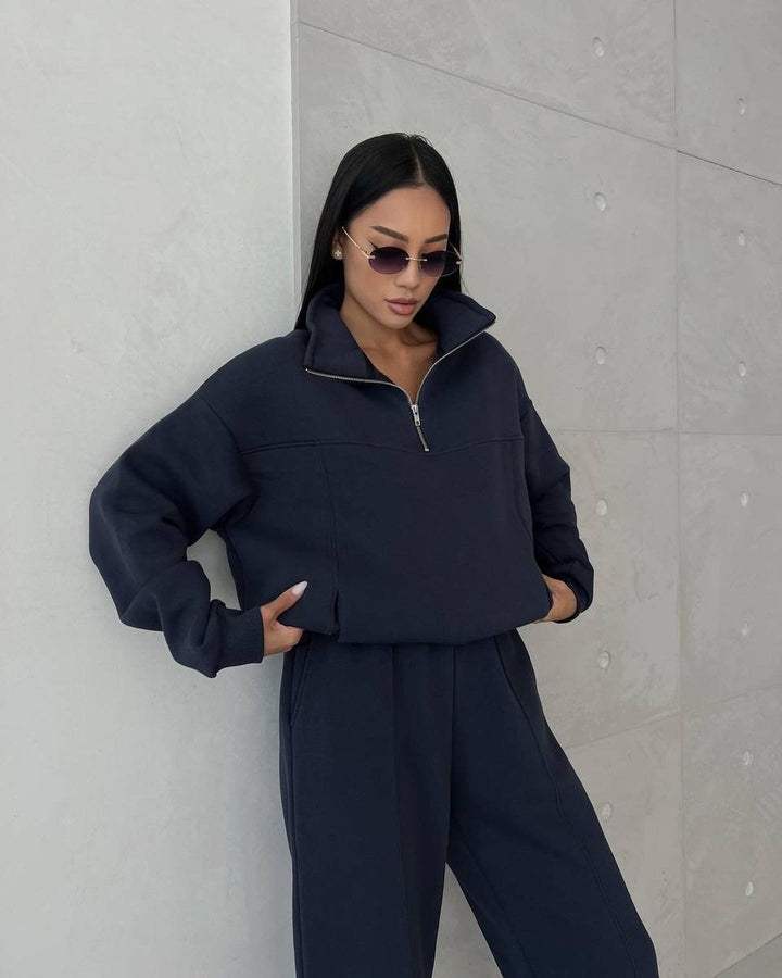 H&F Contrast Tracksuit Set c