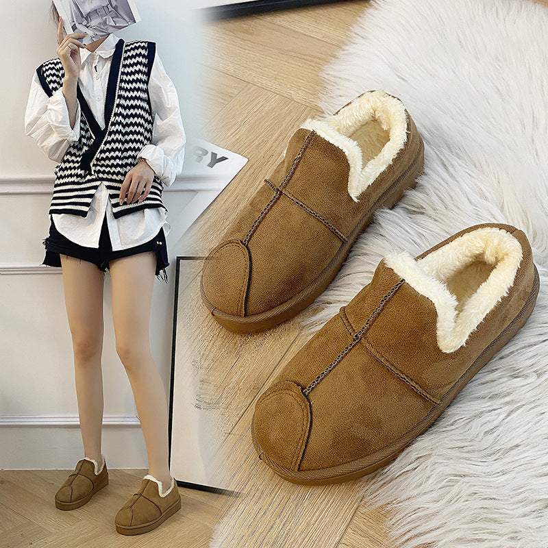 H&F Velvet Cotton Boots c