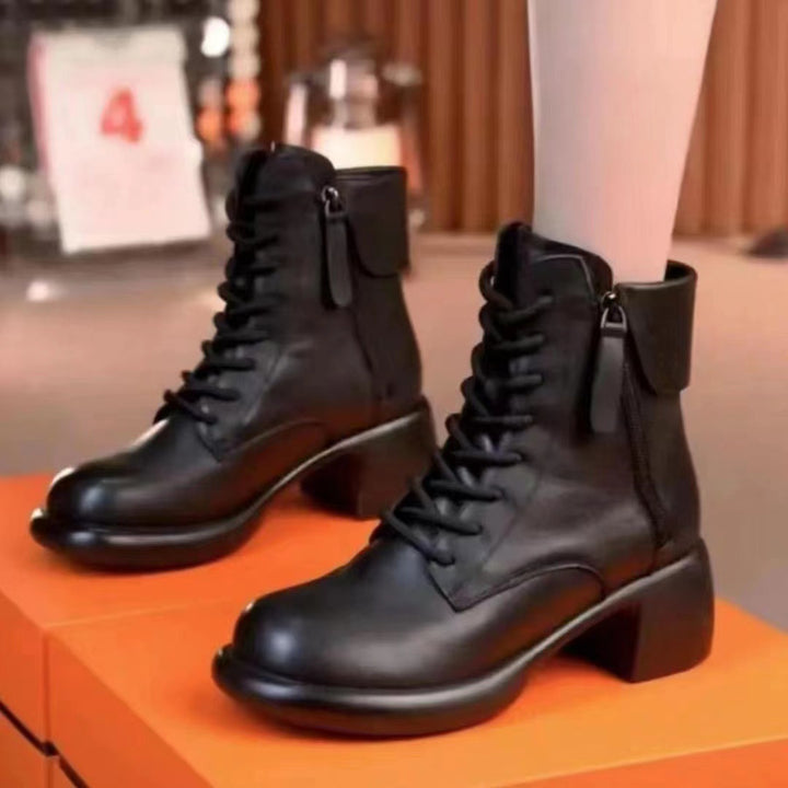 H&F Thick Ankle Boots c