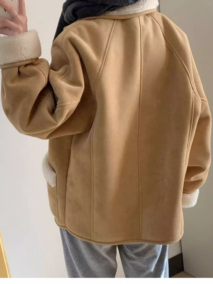 H&F Suede Short Coat c