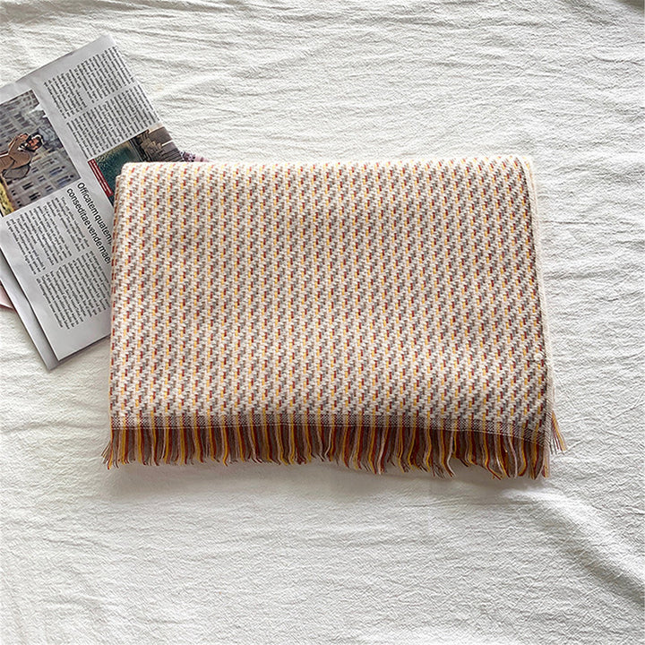 H&F Cashmere Tassel Shawl c