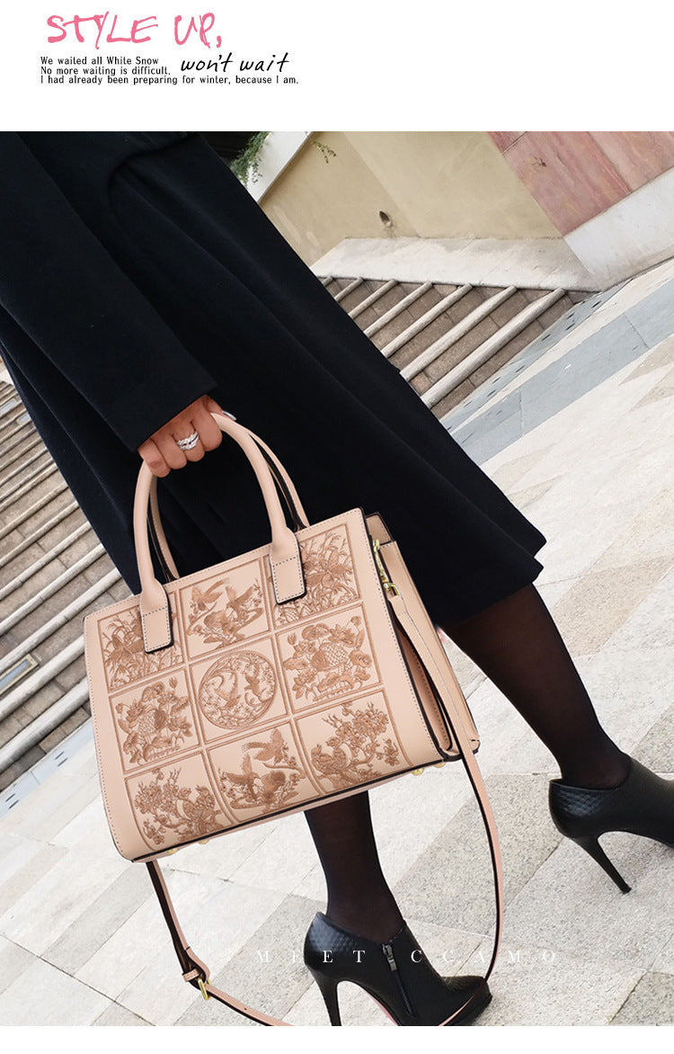 H&F Embroidered Retro Bag c