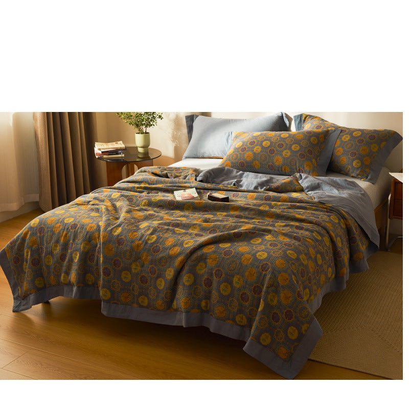 H&F — Cotton Class A Yarn-Dyed Jacquard Summer Blanket