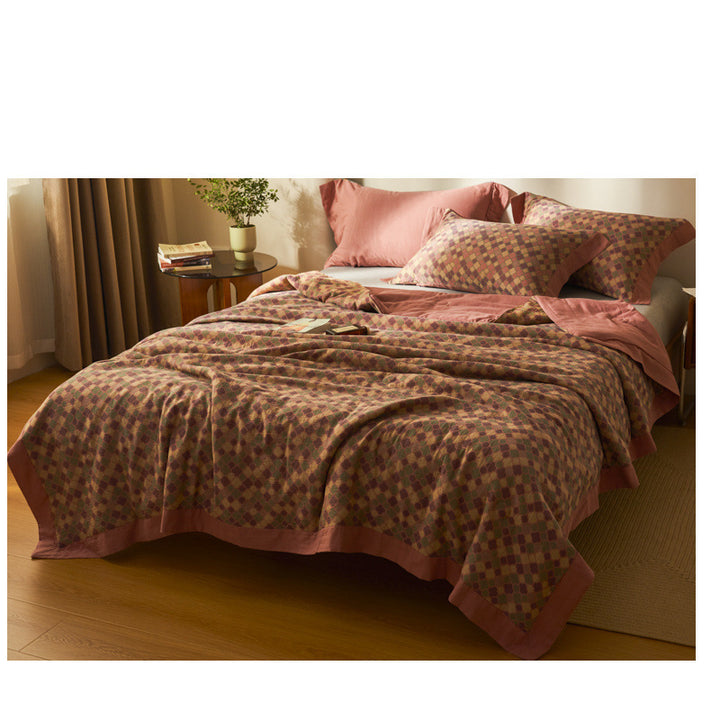 H&F — Cotton Class A Yarn-Dyed Jacquard Summer Blanket