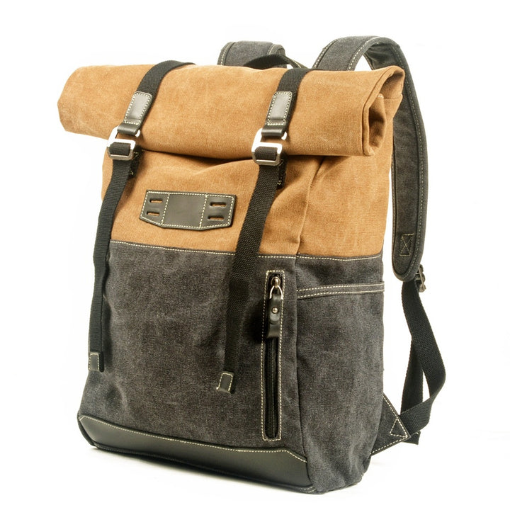 H&F Retro Canvas Backpack c