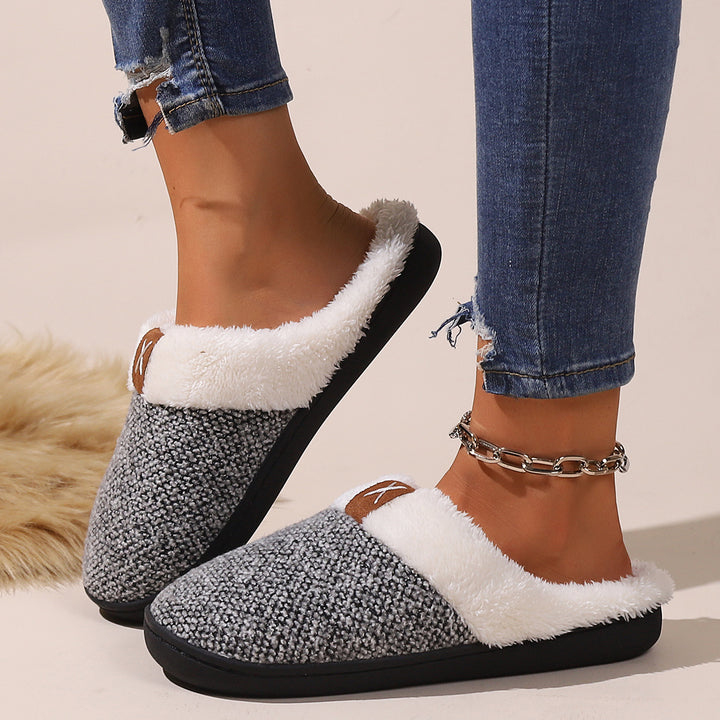 H&F Thick Plush Slippers c