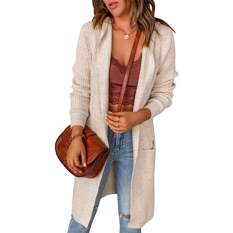 H&F Knitted Hoodie Cardigan c