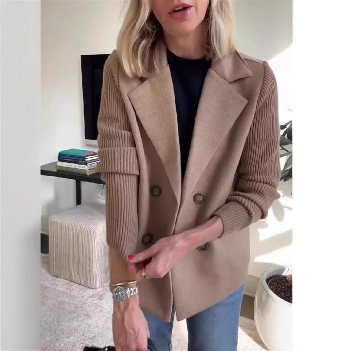 H&F Knitted Lapel Jacket c