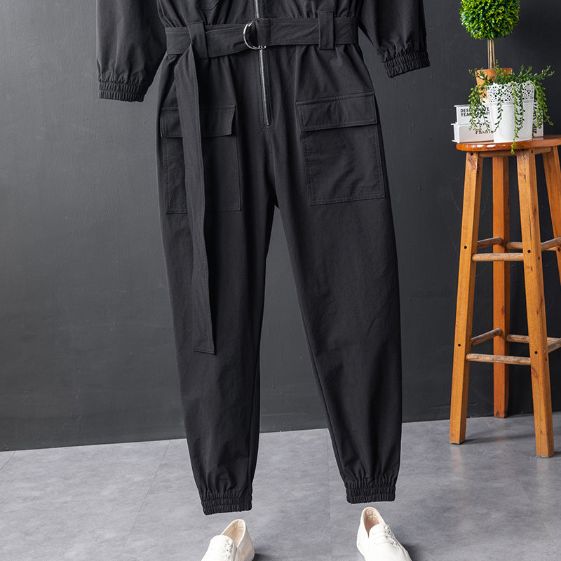 H&F Black Suit Jumpsuit c
