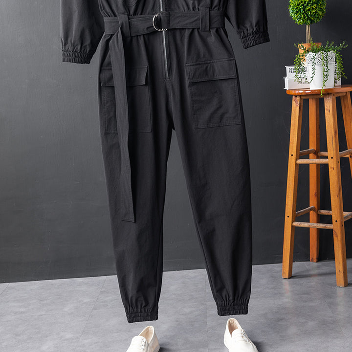 H&F Black Suit Jumpsuit c
