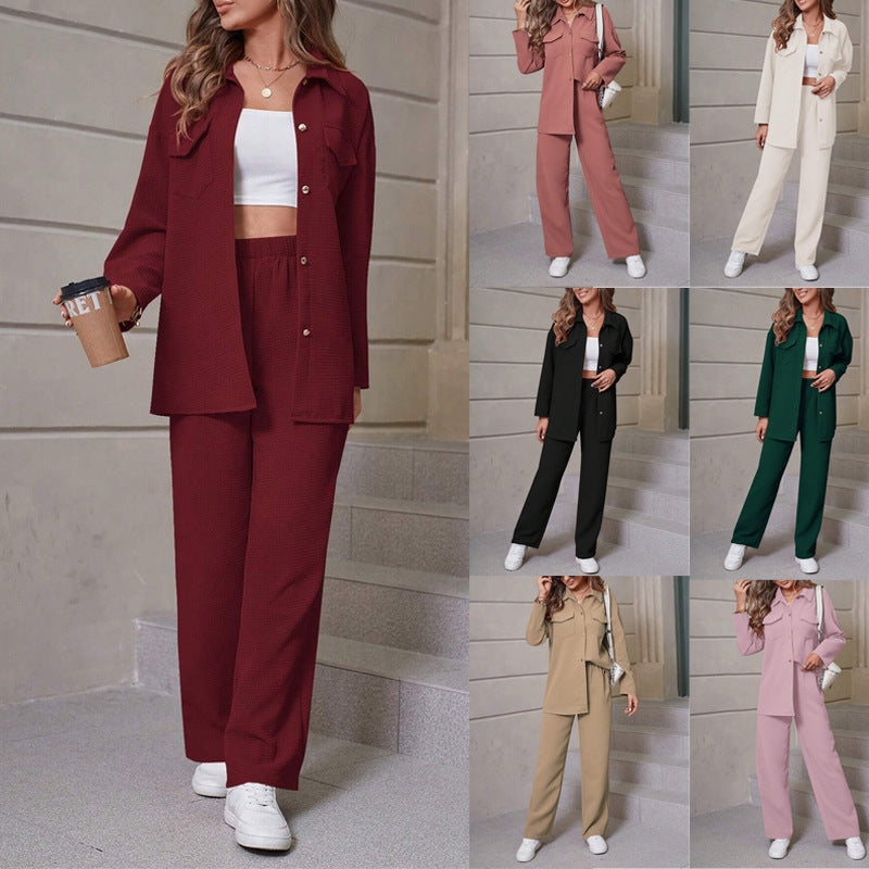 H&F Lapel Cardigan Suit c
