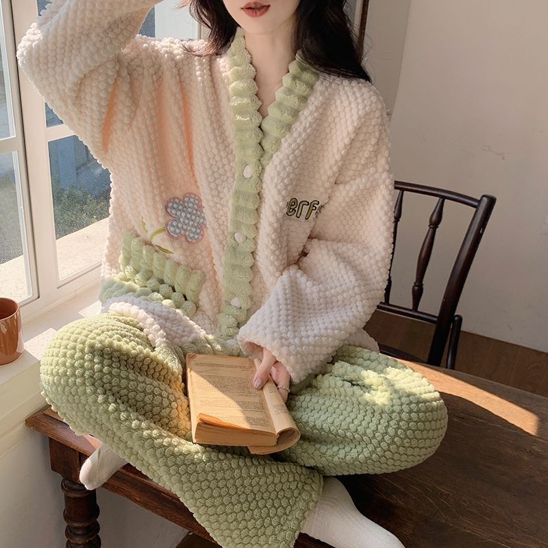 H&F Winter Velvet Pajamas c