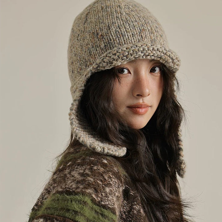 Knitted Earmuffs Hat