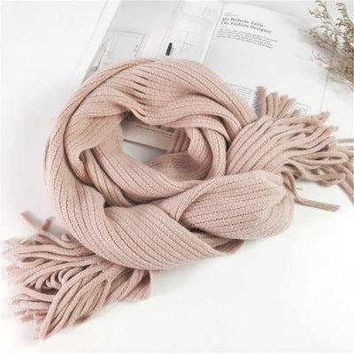 H&F Tassel Wool Scarf c