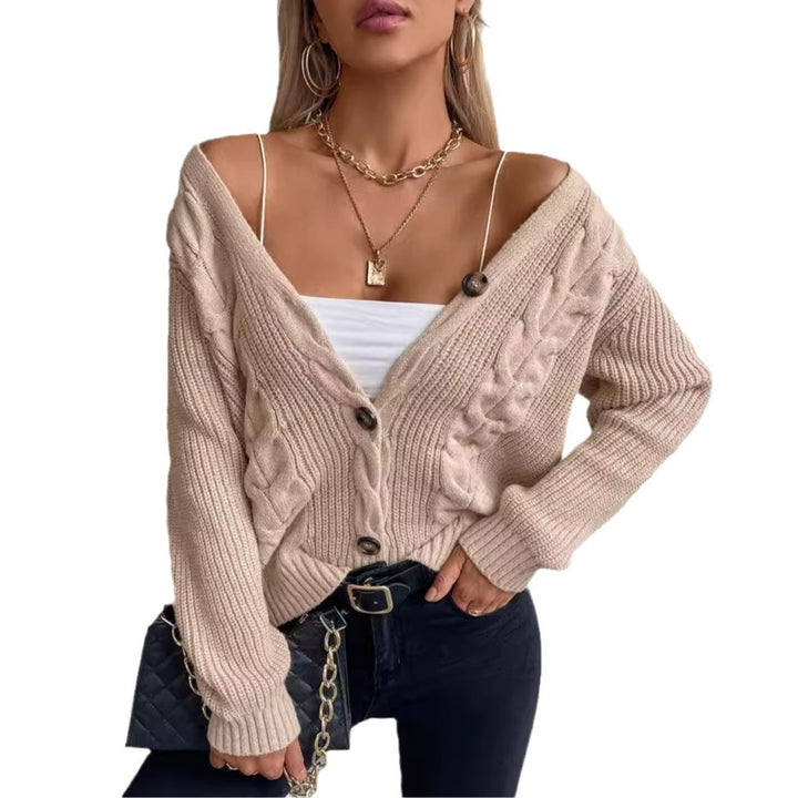 H&F Twist Solid Cardigan c