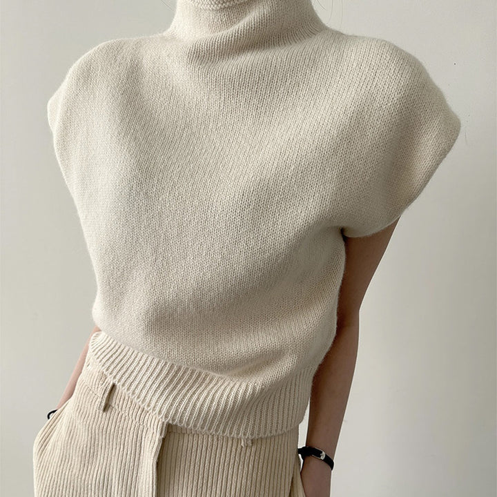 Sleeveless Knitwear Sweater