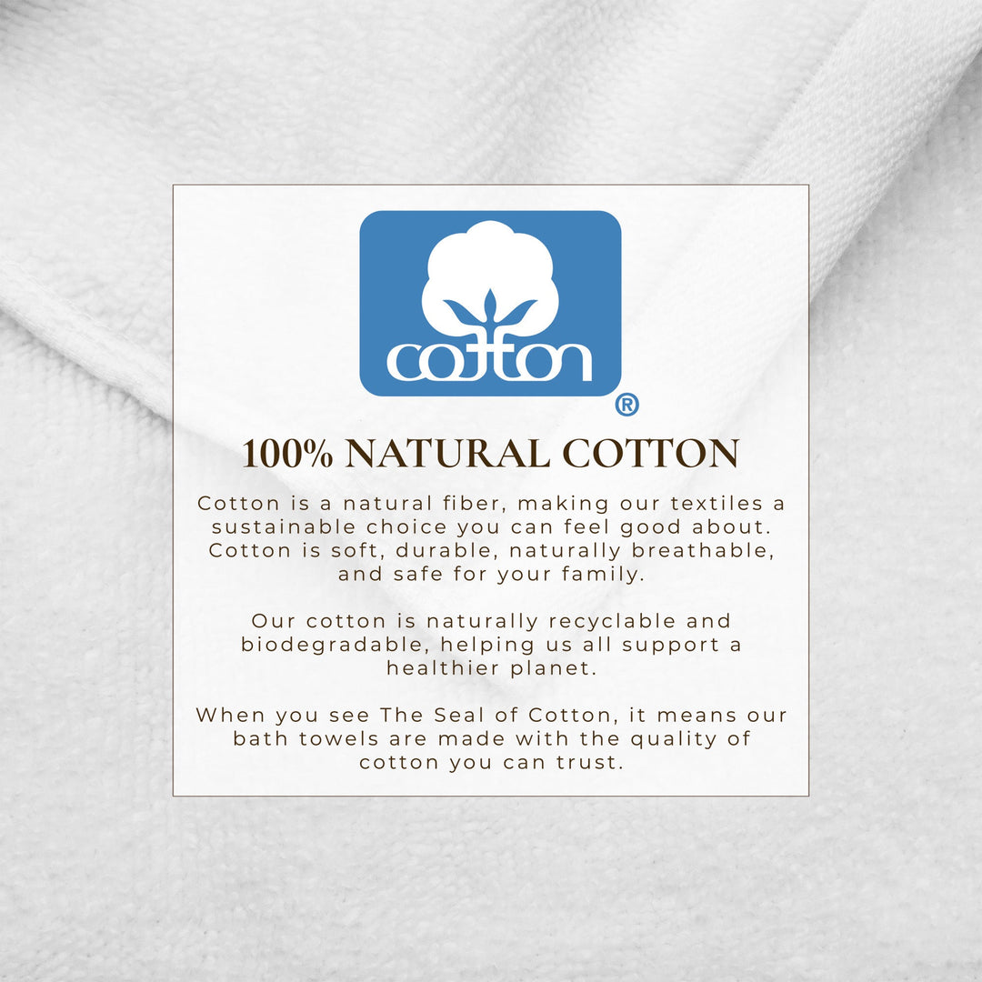 Cotton Border-Stitched 6-Piece Towel Set - Valery Collection