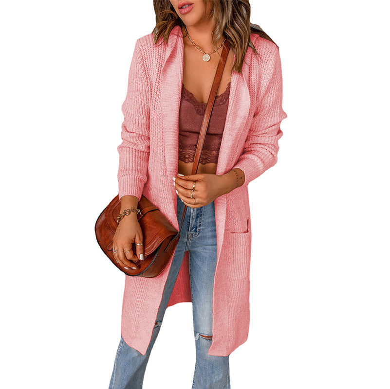 H&F Knitted Hoodie Cardigan c
