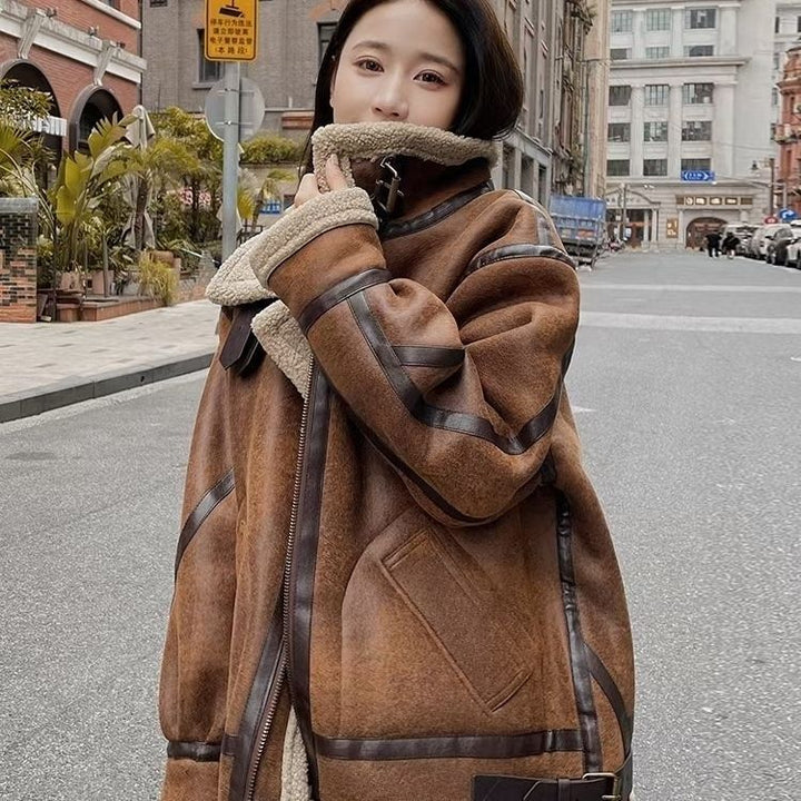H&F Lamb Fur Coat c