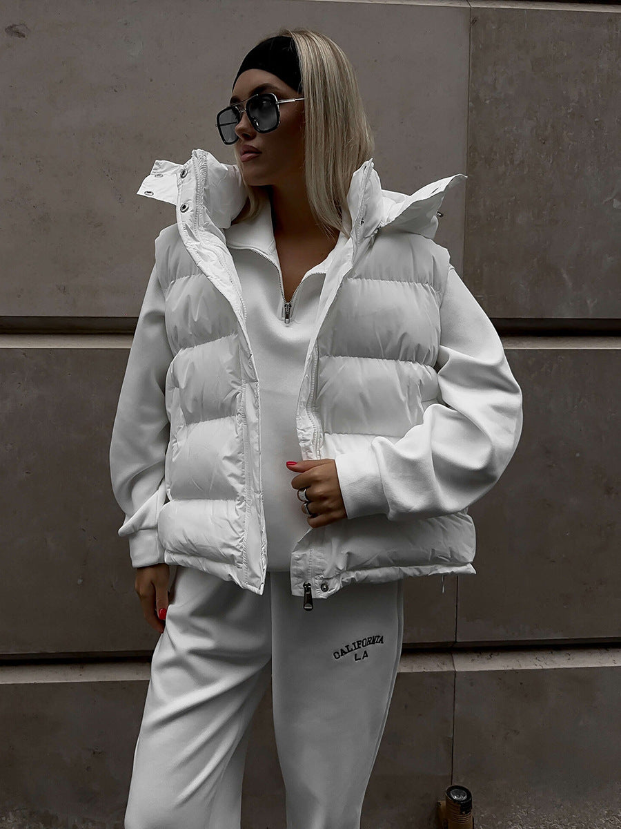 H&F Hooded Down Vest c