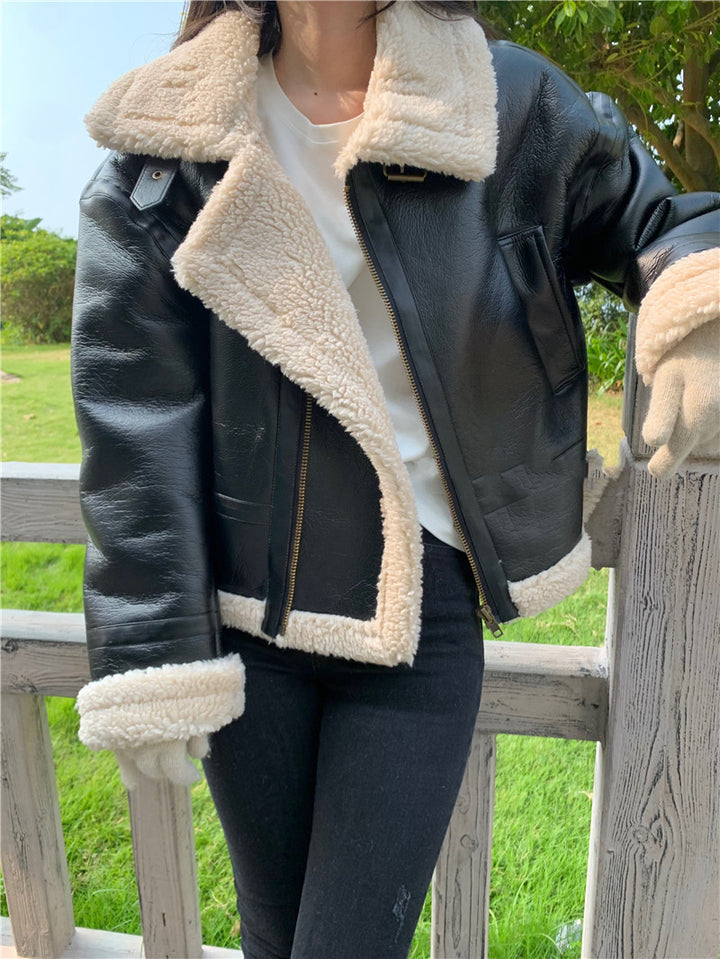 H&F Lamb Wool Coat c