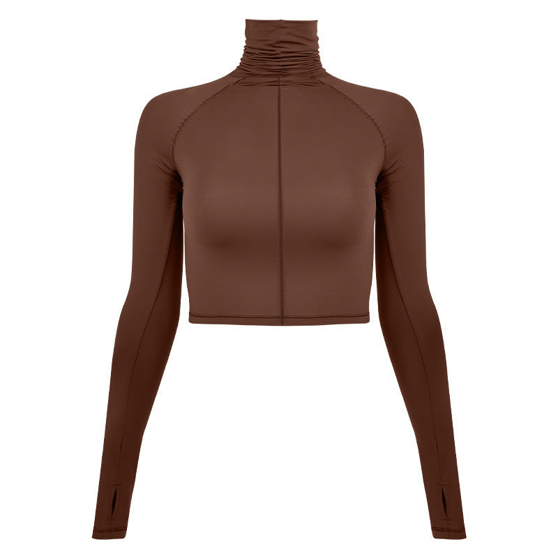 H&F Spandex Turtleneck Shirt c