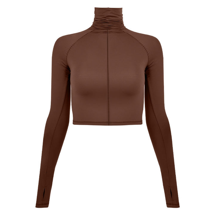 H&F Spandex Turtleneck Shirt c