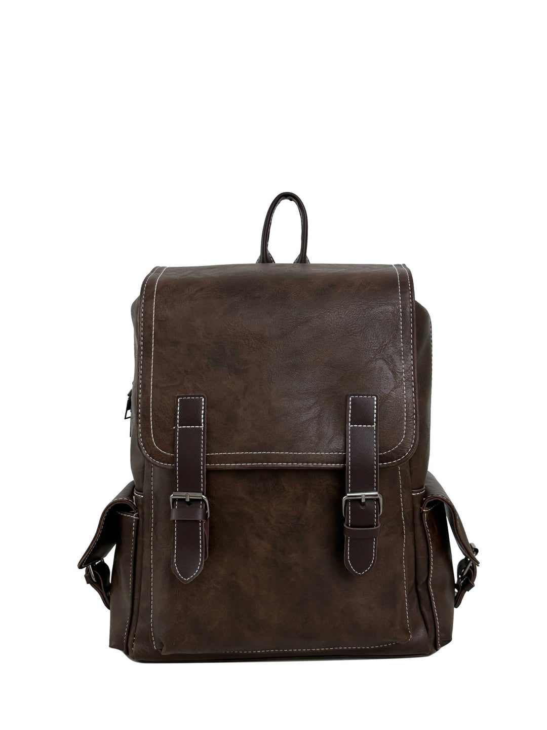 Authentic Leather Retro Travel Backpack