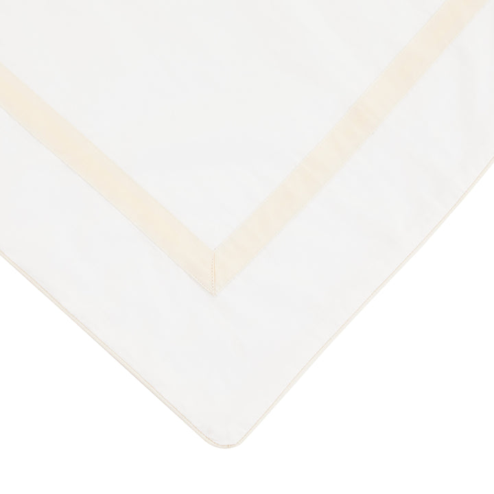 Classic Double Border Percale Cotton Duvet Set