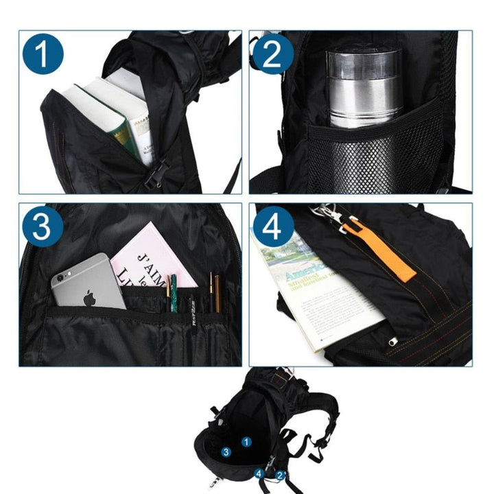 H&F Waterproof Hiking Backpack d