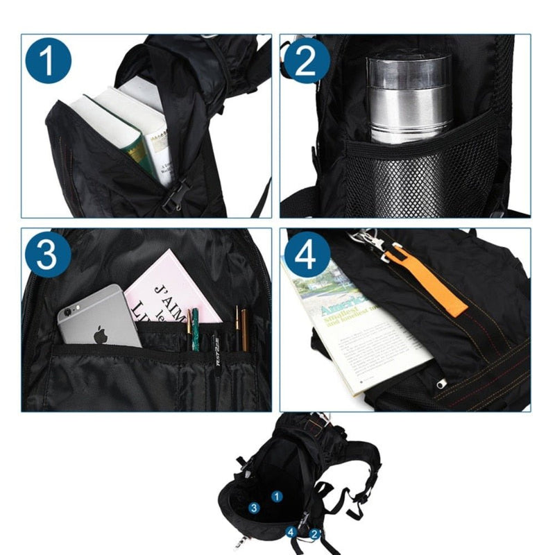 H&F Waterproof Hiking Backpack d