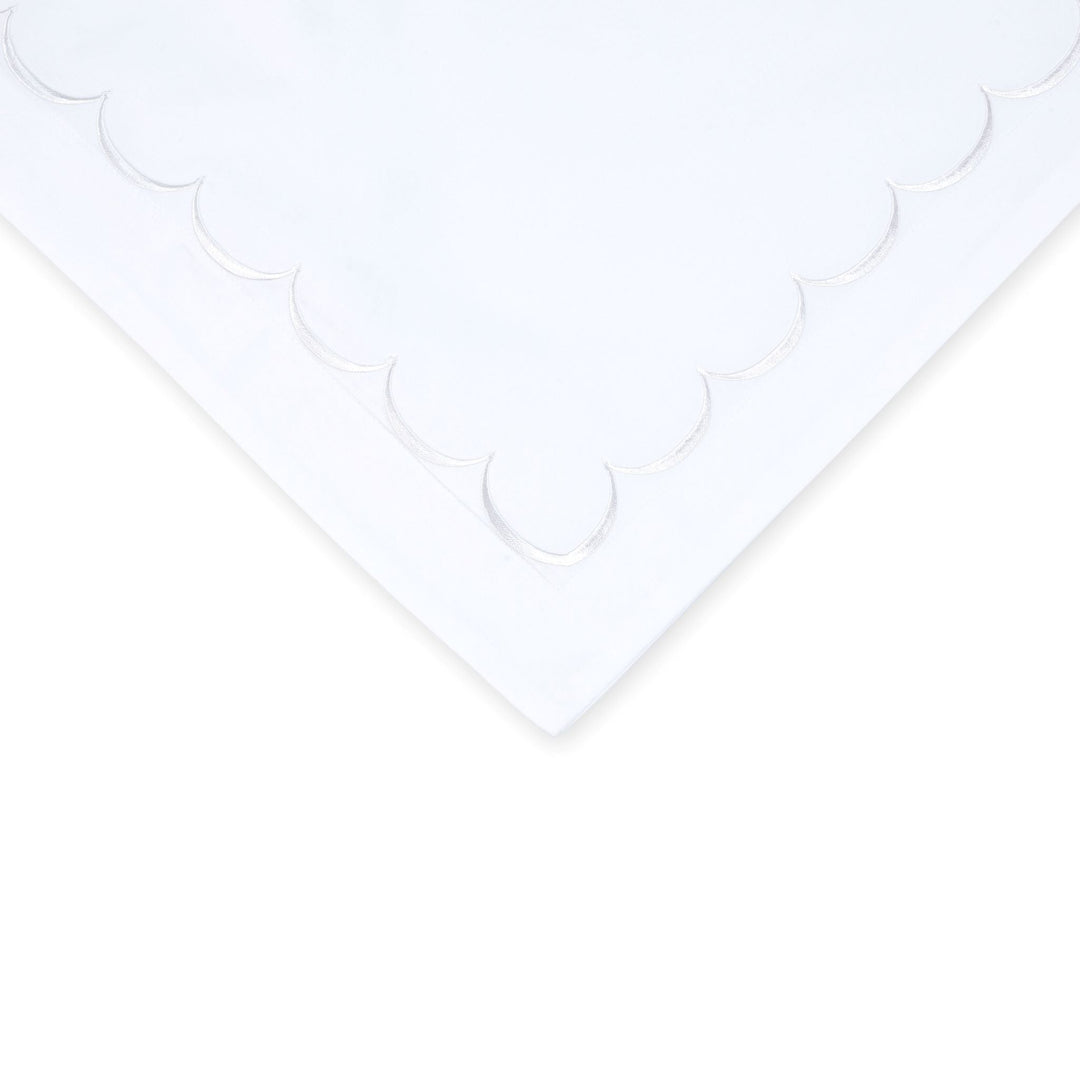 600 Thread Count Scallop Embroidered Duvet Set